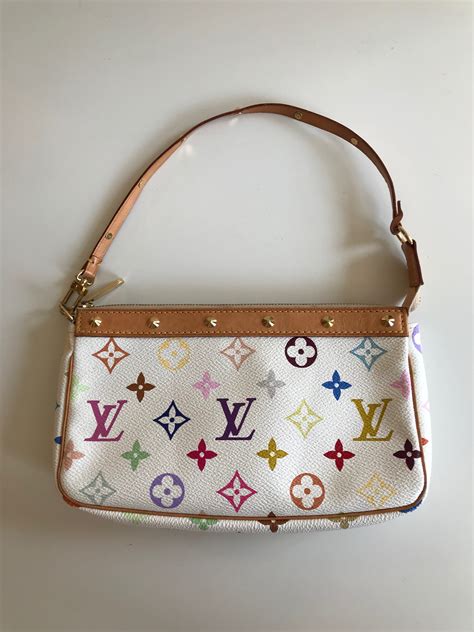 louis vuitton multicolor pochette original price|authentic louis vuitton multi pochette.